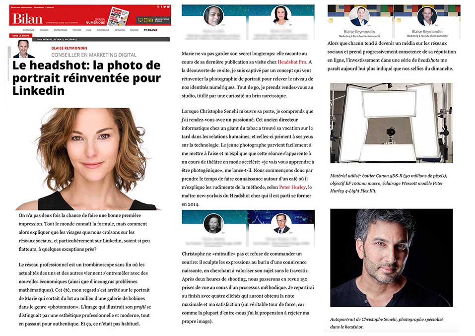 Le headshot: la photo de portrait réinventée pour Linkedin